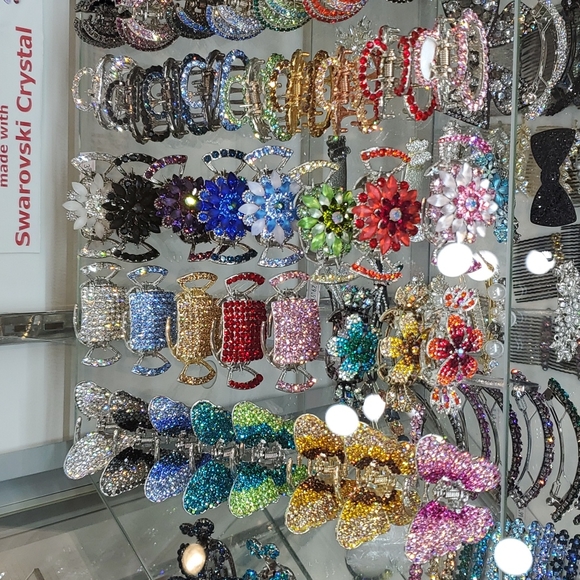 Hair Accessories m/w Swarovski Elements - Picture 7 of 8